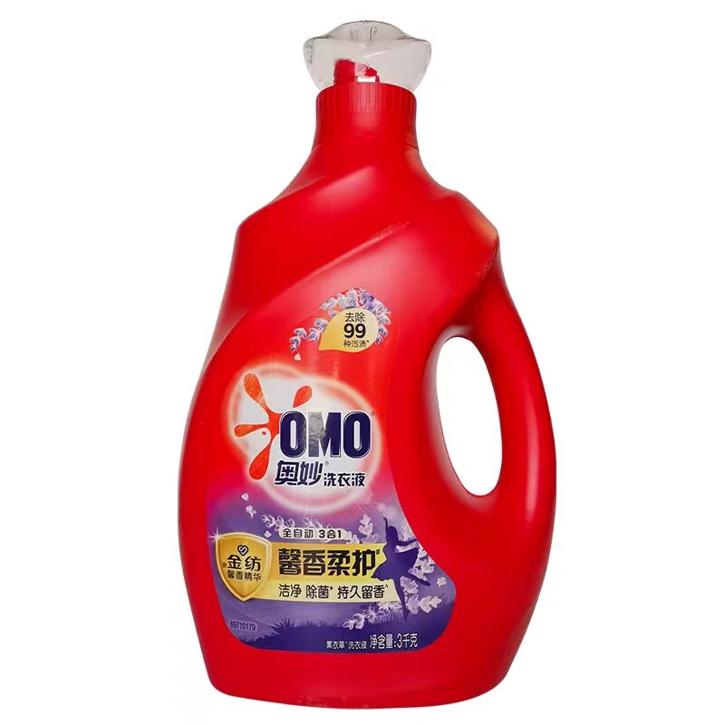 奥妙含金纺洗衣液3kg大瓶装正品