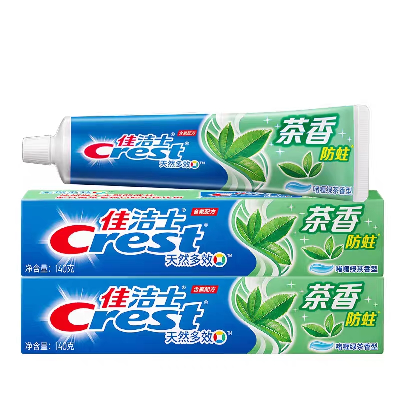 佳洁士茶香防蛀牙膏啫喱绿茶香型