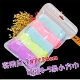 Средство детской гигиены для умывания, полотенце, носовой платок, упаковка, марлевый высококлассный прозрачный слюнявчик, сумка, 100 шт