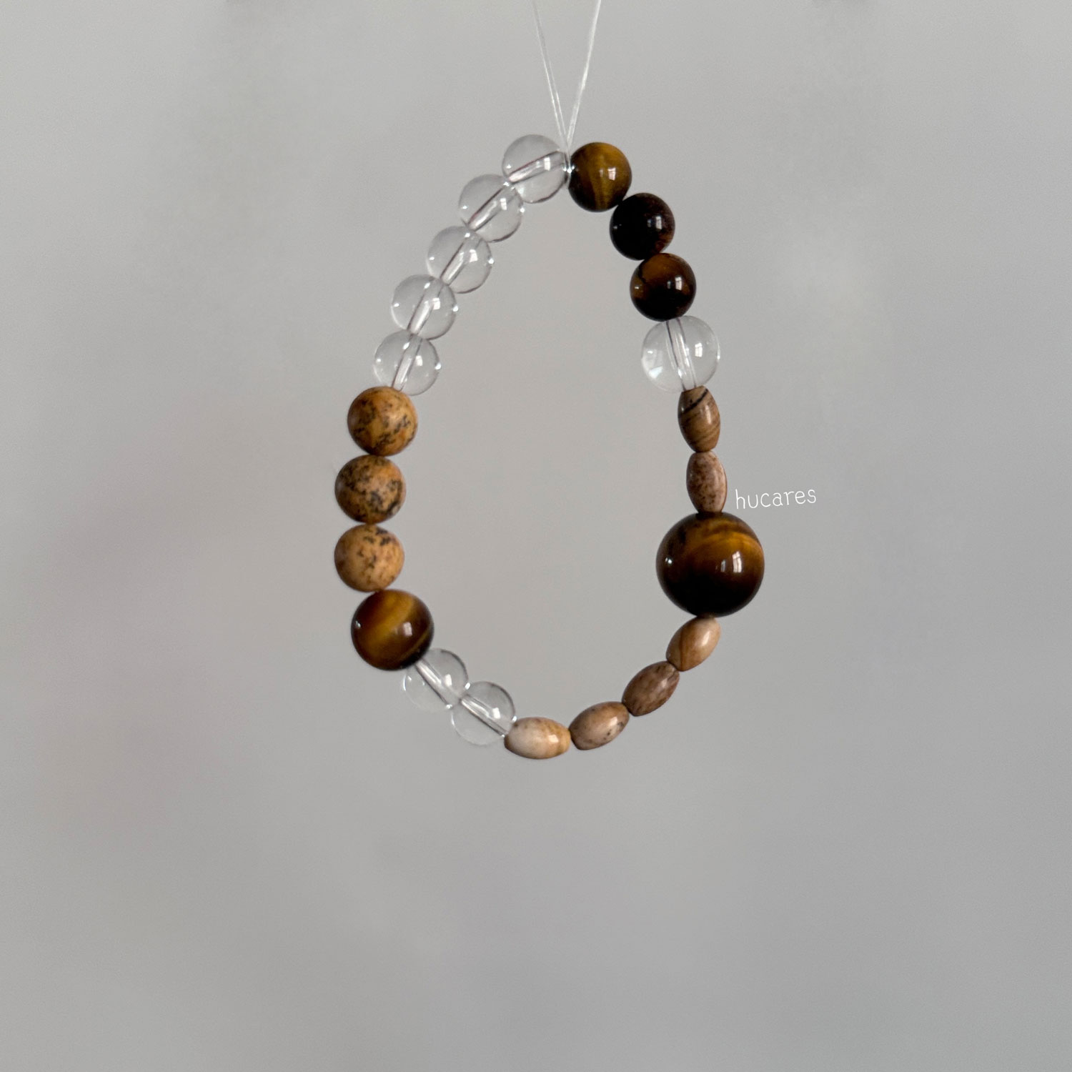 hucares「诸事顺遂」原创虎眼石手串王嘉尔同款天然石轻奢高级感