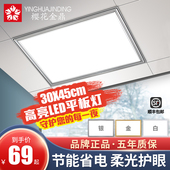 灯具30 集成吊顶灯300 450厨房卫生间led平板灯吸顶嵌入式