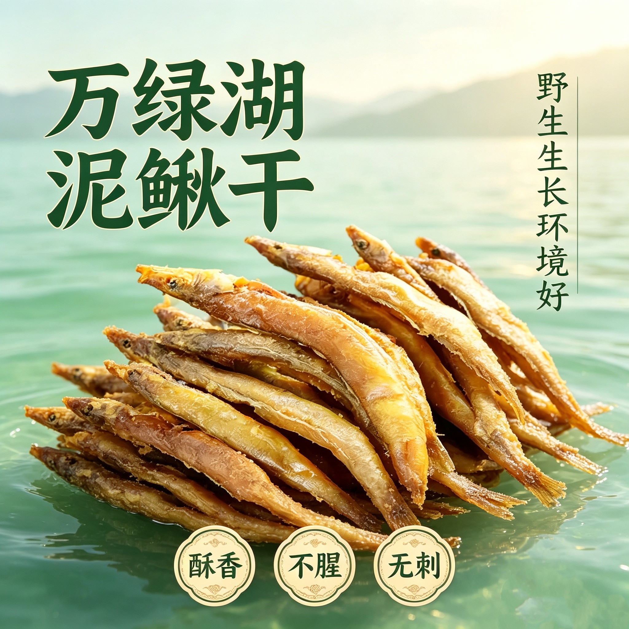 泥鳅干去内脏淡水小鱼干干货即食油炸土泥鳅干万绿湖河源农家特产图片