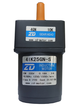 25W220V/380V交流变频马达4IK25GN-S3/S 4IK25GN-U/齿轮调速电机