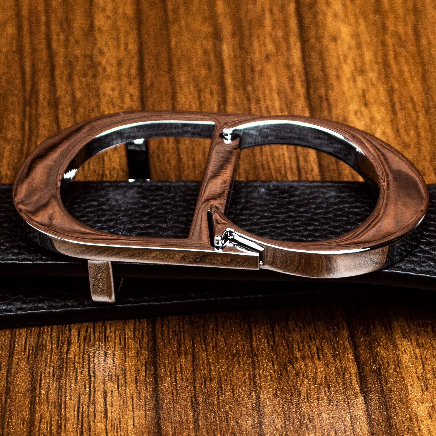 高级感皮带扣男女通用腰带扣3.5CM纯铜扣头CD字母内穿裤带扣简约