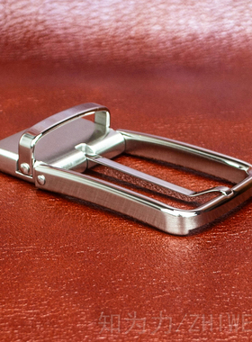 方型高档针扣腰带扣头男配件无皮带316不锈钢皮带扣裤带头3.85CM