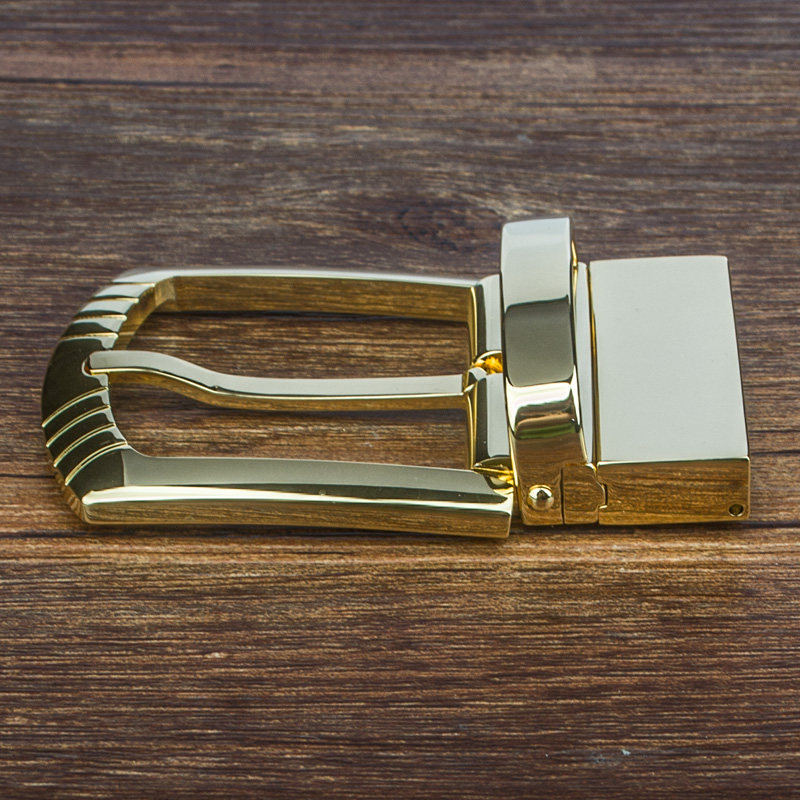 高档扣头皮带针扣头纯铜旋转腰带扣男士裤带头简约时尚皮带扣单买
