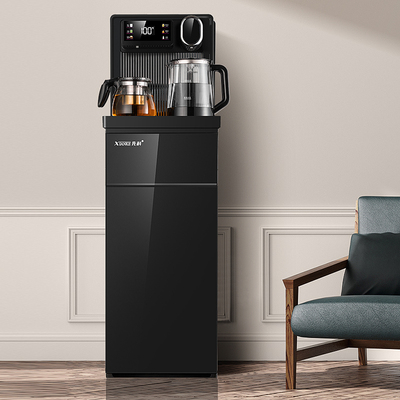 先科立式智能饮水机家用下置水桶冷热多功能全自动桶装水茶吧机