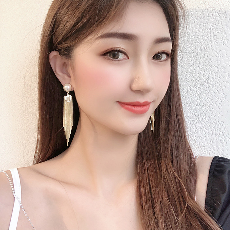 耳环珍珠耳环纯银圆脸显瘦女