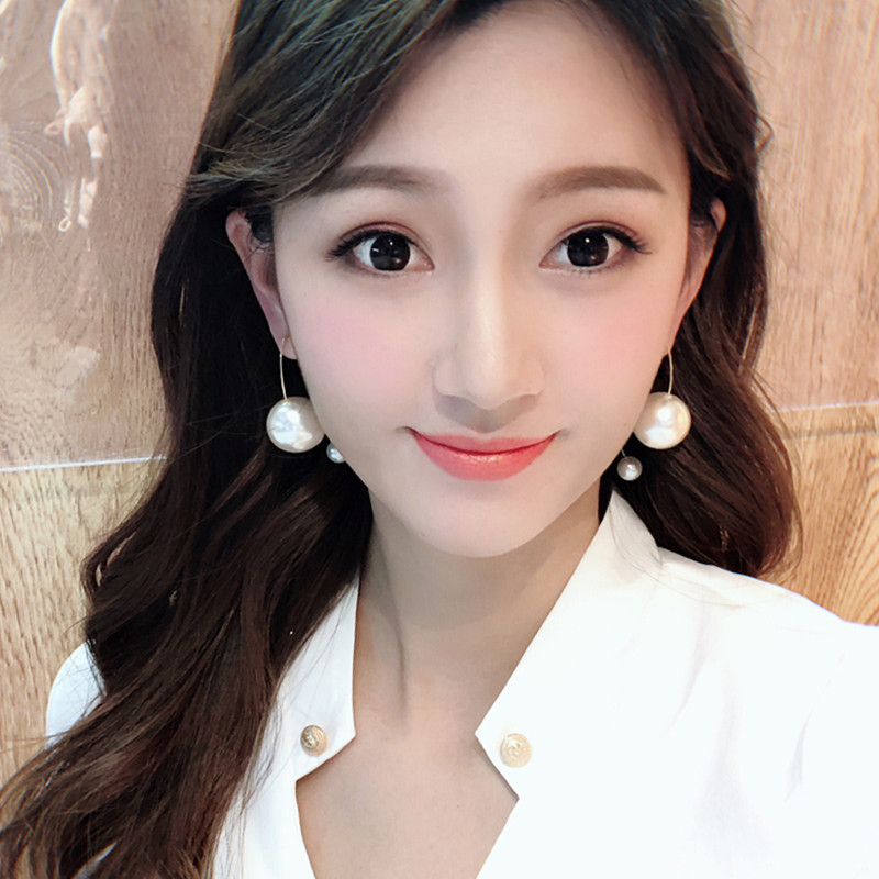 2025年耳坠高级感耳环珍珠法式女