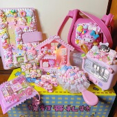 生日礼物小美送女生闺蜜奶油胶发夹食玩摆件小夜灯手账本KT礼盒