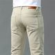 卡其牛仔裤 长裤 男弹力修身 潮流高端男款 百搭休闲男生2025新款 夏季