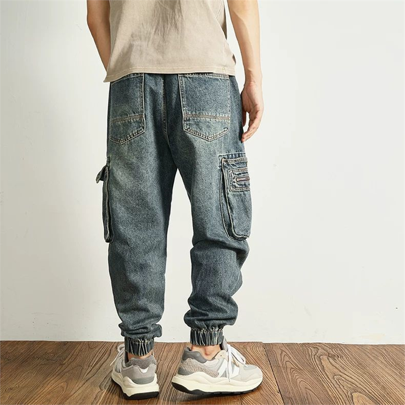 美式重磅复古潮牌工装牛仔