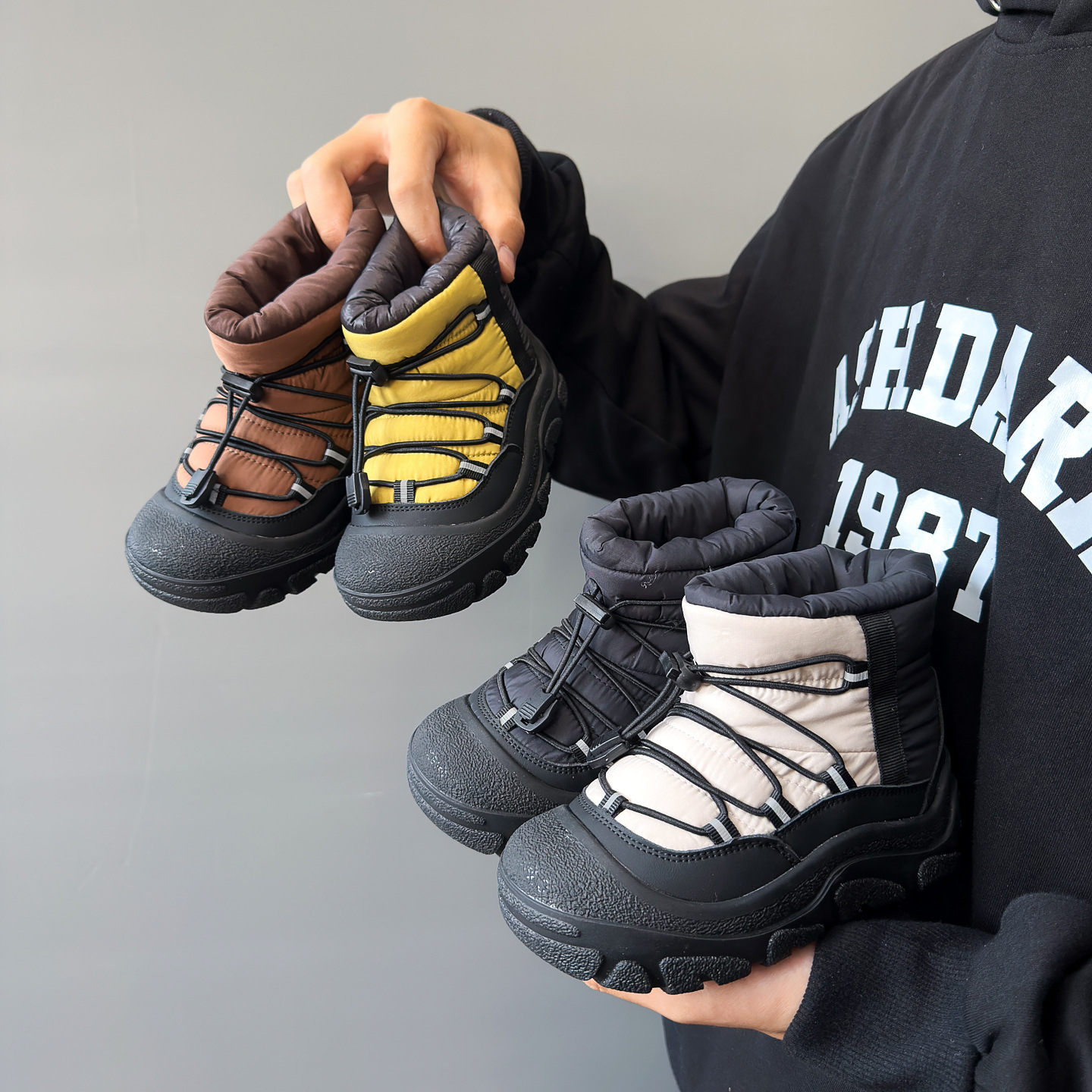 淘宝推荐儿童雪地靴男女童大棉鞋