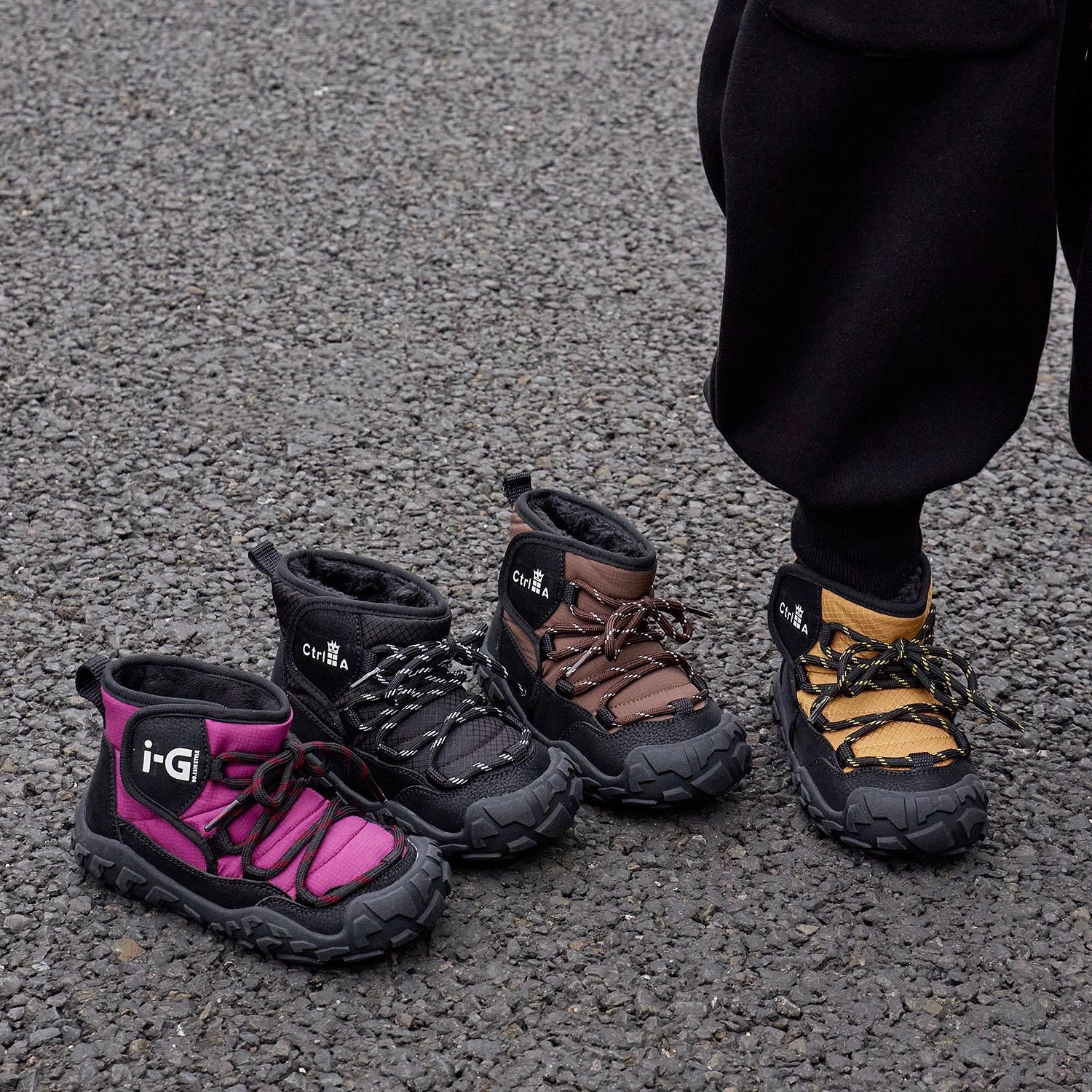 官网儿童雪地靴男女童防水棉鞋