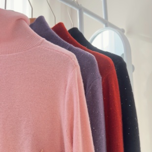 2025璀璨星河羊毛系列设计感高龄外穿打底毛衣彩色百搭减龄时尚款