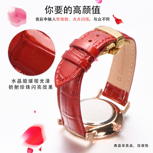 表带女士真皮dw手表配件