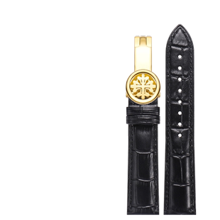 适用百达翡丽鳄鱼纹表带复杂功能时计pp灯笼折叠扣真皮表带男款20