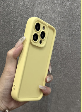 超显白ins奶黄色肤感适用荣耀200手机壳100/90GT保护套80加厚70防摔60se精孔圆角镜头X30全包边X50i少女X40软