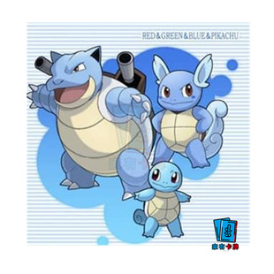 PTCG繁中关都御三家杰尼龟卡咪龟水箭龟宝可梦卡牌官方正版