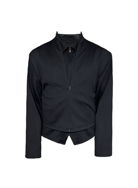 JCAESAR ZIPPER SHIRT 假两件太空棉拉链衬衫 奥地利天丝 层次感