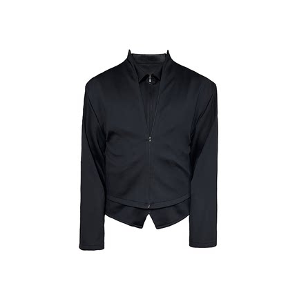 JCAESAR ZIPPER SHIRT 假两件太空棉拉链衬衫 奥地利天丝 层次感