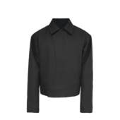 弯弧解构设计 JCAESAR 短宽廓形 JACKET C型拉链夹克 ZIPPER