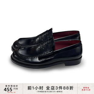 吸血鬼乐福皮鞋 JCAESAR VAMPIRE LOAFER 血色羊皮里衬 头层牛皮