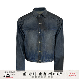 16oz重磅 JCAESAR 脏染水洗 霜冻牛仔夹克 JACKET FROST DENIM