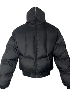 JCAESAR ARMOUR 十字星 小众设计黑色盔甲白鸭绒羽绒服保暖外套男