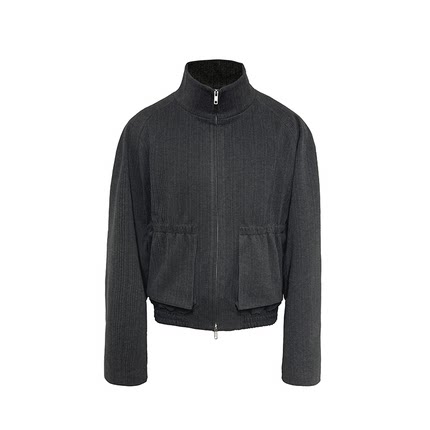 JCAESAR JACKET 立体袋插肩收腰夹克 厚实保暖 竖条纹 合体插肩
