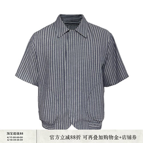 JCAESARSHIRT泡泡褶衬衫