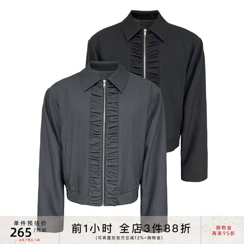 JCAESARBoxyFit廓形夹克YKK拉链