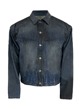 JCAESAR FROST DENIM JACKET 霜冻牛仔夹克 16oz重磅 脏染水洗