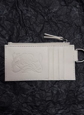 JCAESAR CARD BAG WHITE【会员限定礼】白色鸢尾花卡包