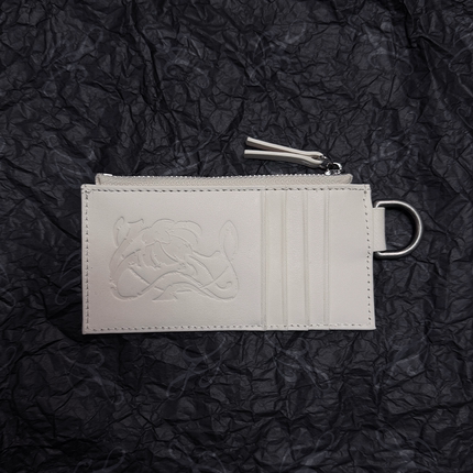 JCAESAR CARD BAG WHITE【会员限定礼】白色鸢尾花卡包