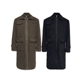 肩甲裁片 COAT多口袋螺纹拼接风衣 微宽松 TRENCH JCAESAR