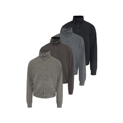 JCAESAR SWEATER 花纱高领毛衣开衫 软糯舒适花纱 合体多色