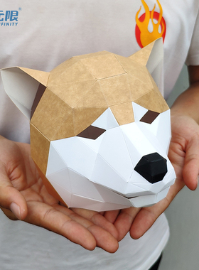 diy立体动物摄影道具客厅桌面