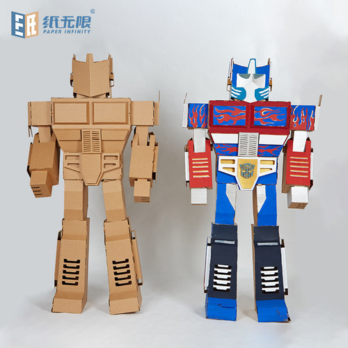 纸无限瓦楞纸大型玩具手工摆件