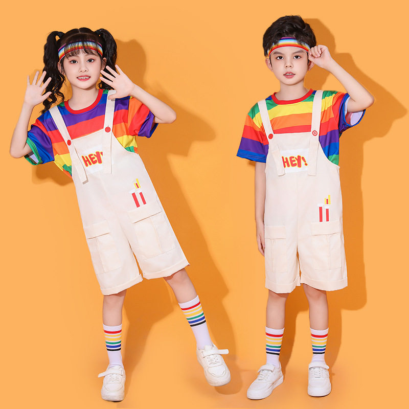 幼儿园毕业照专用儿童可爱背带裤