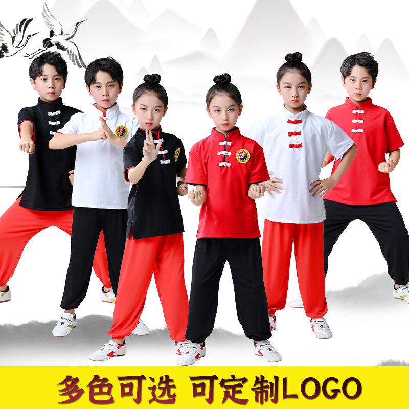 儿童纯棉武术练功服｜武馆专用
