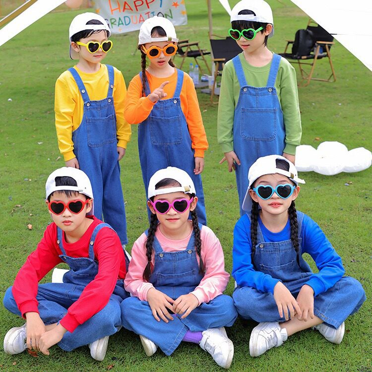 儿童啦啦队演出服｜幼儿园毕业照