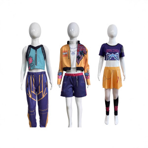 现货秒发猎魔女团COS服装印花