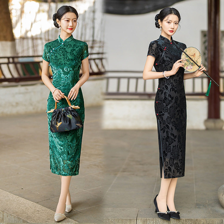 春夏款旗袍2026年新款新中式年轻款版高端气质款中年妈妈日常礼服