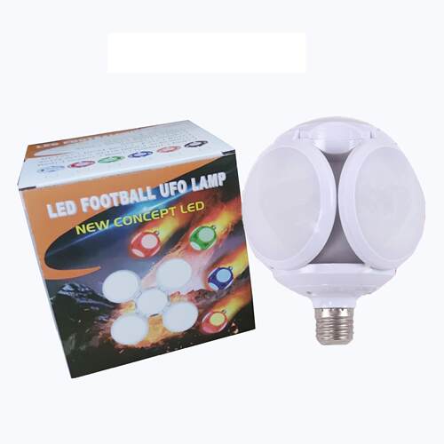 LED折叠灯足球灯车库 足球灯40W 可收缩球泡灯 折叠球形灯泡220V