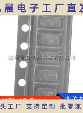 SMAJ17A-13-F 丝印IR 进口TVS瞬态抑制二极管单向400W17V SMA