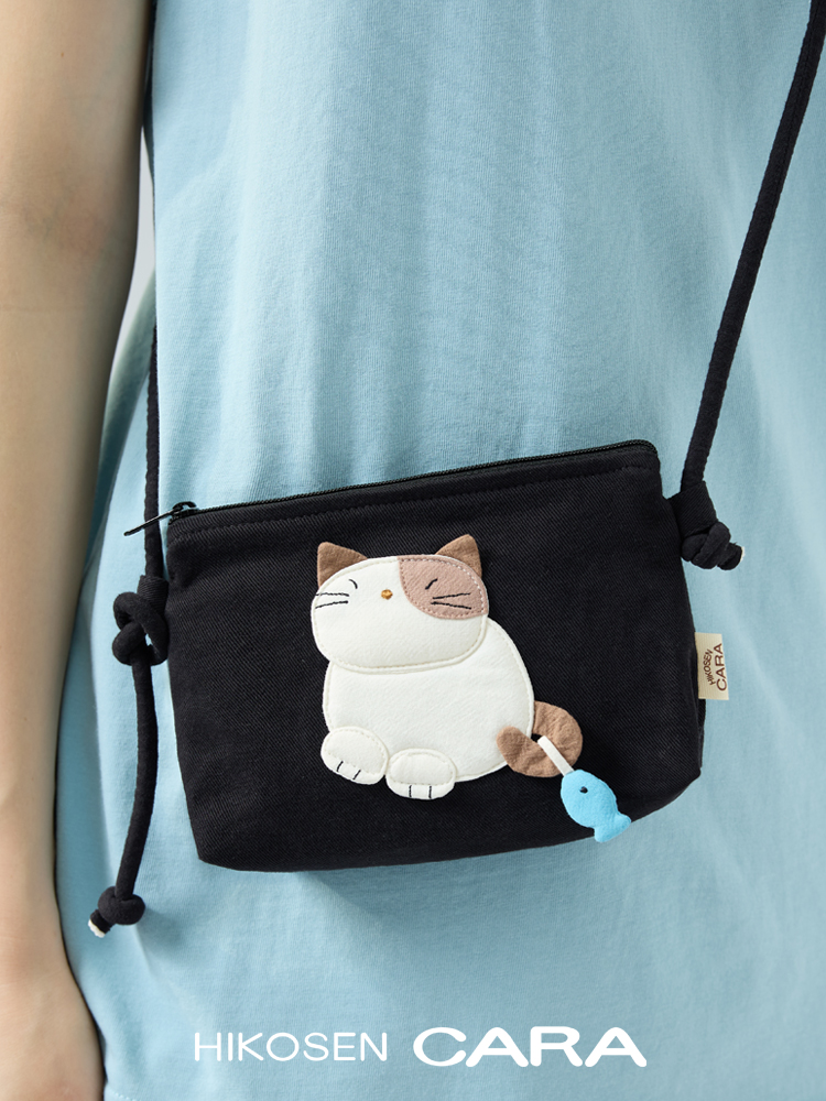 hikosencara卡拉猫女猫咪斜挎包