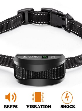 亚马逊热款宠物用品LED智能超声波止吠器驱狗电击全自动狗狗训练