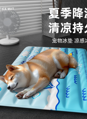宠物冰垫夏天狗狗睡垫凉席猫咪夏季冰凉垫耐抓冰窝降温猫垫子