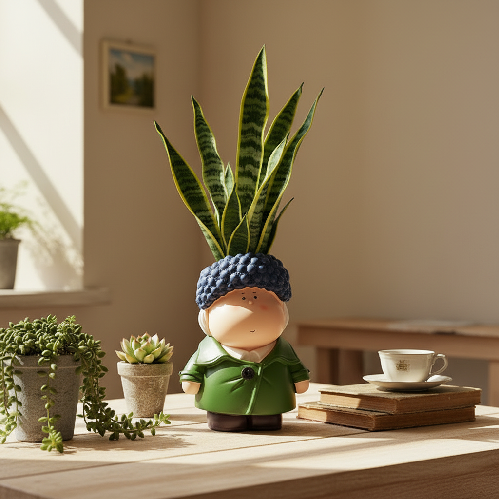 梵高治愈系多肉插花盆绿植桌面北欧艺术人物雕像创意摆件家居装饰,家居饰品,装饰摆件,淘宝优惠券,粉丝福利购,淘宝优惠卷